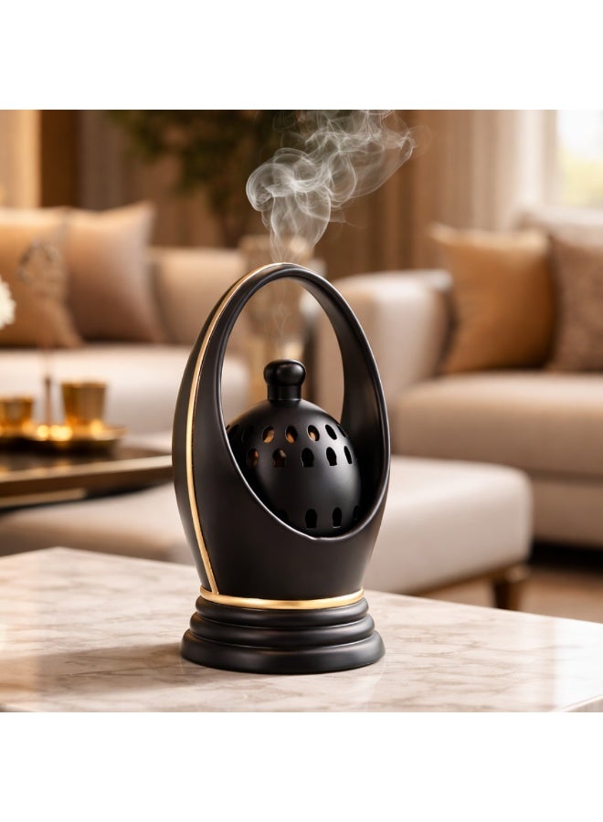 Premium Arabic Magnetic Mabkhara – Luxury Bakhoor & Oud Incense Burner for Majlis, Festivals & Home Ambience - Image 2